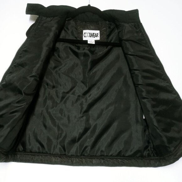 Women's Vest Cool Wear Black Quilted Collared Zipped Closure Jacket Size Small - Picture 4 of 12